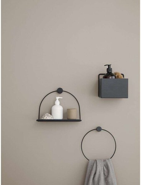 Ferm LIVING - Wall Box Μαύρο Square ferm LIVING