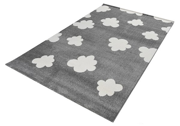 Παιδικό Χαλί (133x190) Polcarpet Star 4594 L.Grey