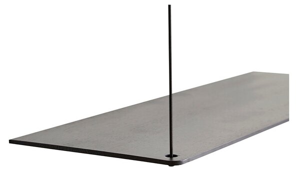 Woud - Stedge Add-on Shelf L60 Black Woud