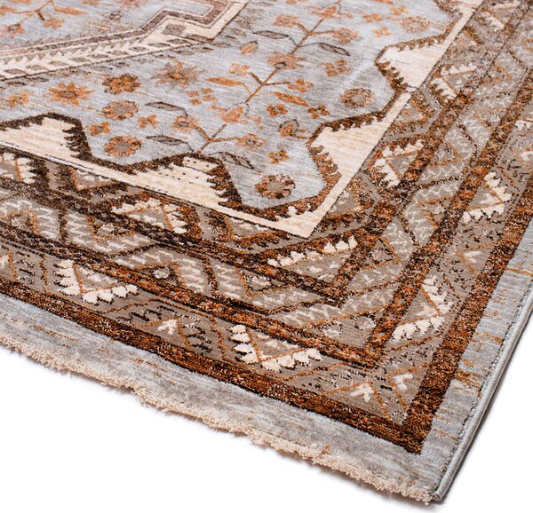 Χαλί Διαδρόμου (80x150) Βιοκαρπέτ Naf Naf Amaro 9381F Multi Grey/Brown