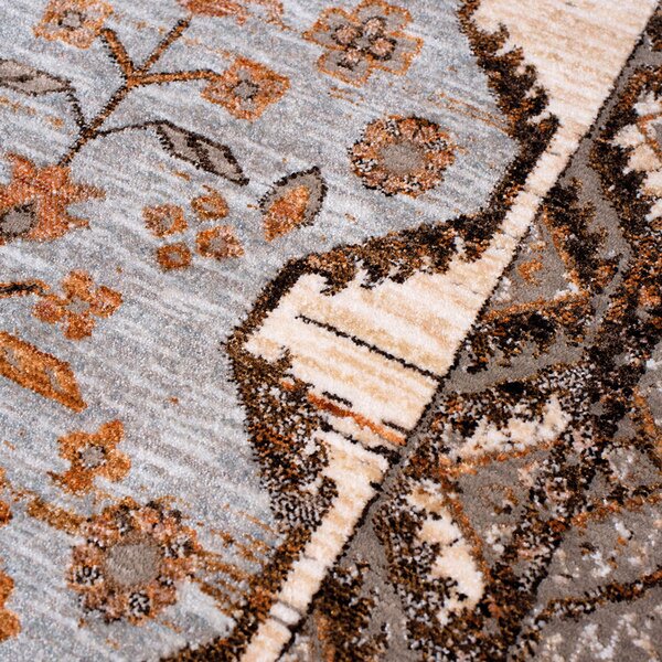 Χαλί Διαδρόμου (80x150) Βιοκαρπέτ Naf Naf Amaro 9381F Multi Grey/Brown