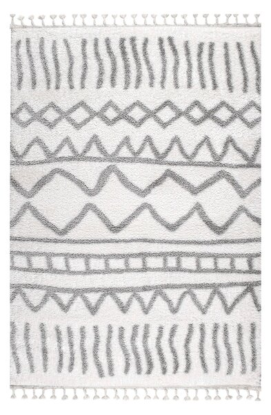 Χαλί (160x230) Polcarpet Silky Shaggy 633 Cream/Grey