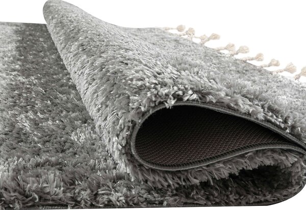 Χαλί (160x230) Polcarpet Silky Shaggy D.Grey
