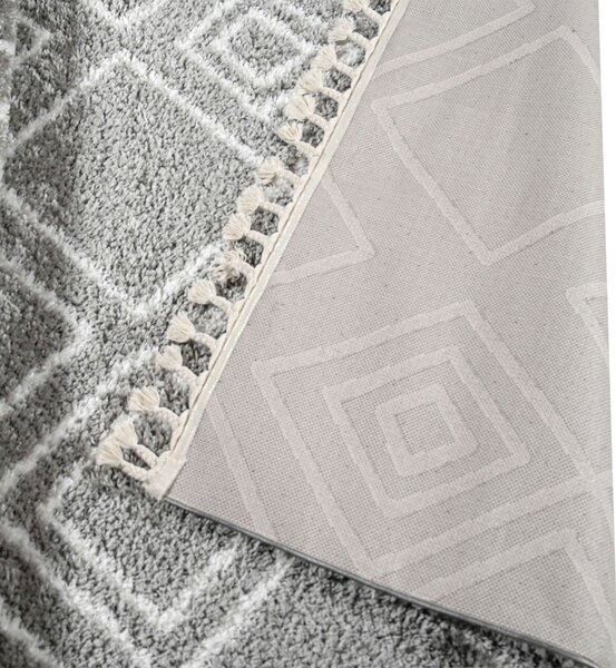 Χαλί (200x280) Polcarpet Silky Shaggy 602 D.Grey