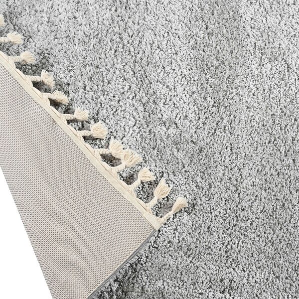 Χαλί (160x230) Polcarpet Silky Shaggy D.Grey