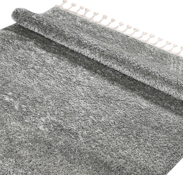 Χαλί (160x230) Polcarpet Silky Shaggy D.Grey