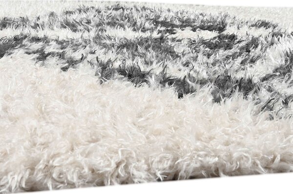Χαλί (160x230) Polcarpet New Flokati 374 Beige/D.Grey