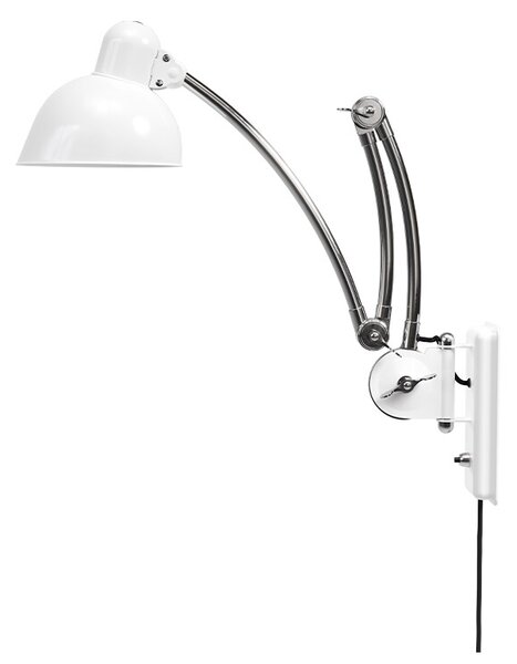 Fritz Hansen - KAISER idell™ 6559-W Φωτιστικό τοίχου Λευκό/Χρώμιο Fritz Hansen