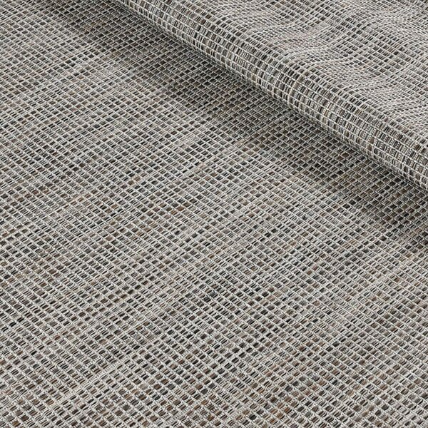 Χαλί Καλοκαιρινό (160x230) Polcarpet Bali Rainbow 12355 Brown Silver