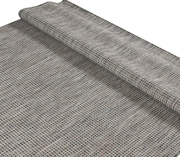 Χαλί Καλοκαιρινό (160x230) Polcarpet Bali Rainbow 12355 Brown Silver