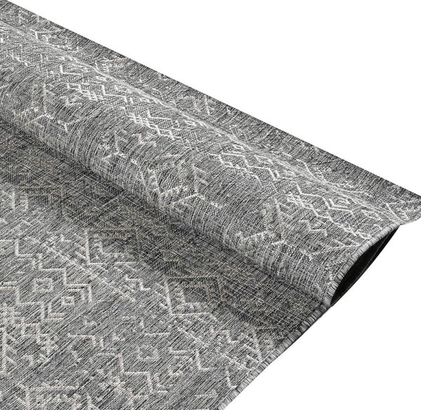 Χαλί Καλοκαιρινό (160x230) Polcarpet Bali Rainbow 1178 Grey
