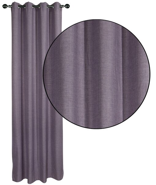 Κουρτίνα (140x270) Με Τρουκς Das Home 2241 Purple