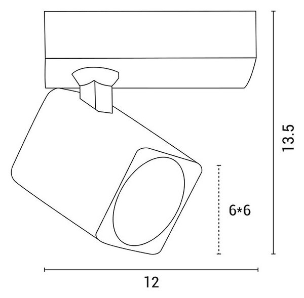 Σποτ Μονόφωτο Eurolamp 145-25021