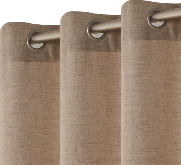 Κουρτίνα (140x285) Με Τρουκς Βιοκαρπέτ Home Felicia 04 Beige