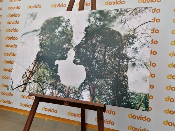 Πίνακας σε καμβά μορφή της αγάπης