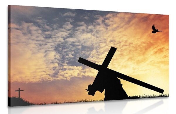 Πίνακας σε καμβά σταυρός στους ώμους