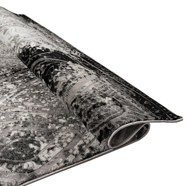 Χαλί (160x230) Polcarpet Damask 3572 Grey Black