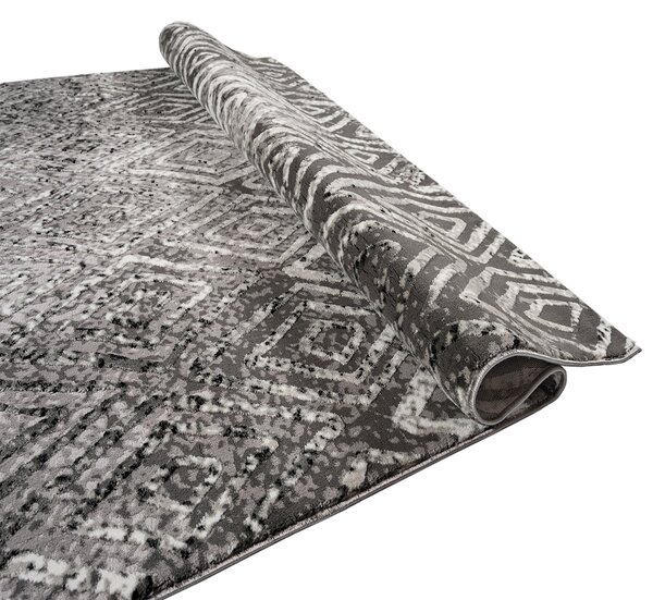 Χαλί (160x230) Polcarpet Damask 3889 Grey Black