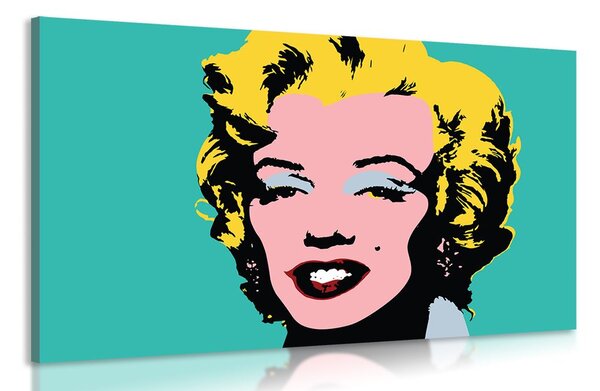 Πίνακας σε καμβά εικονική Marilyn Monroe σε ποπ αρτ σχέδιο