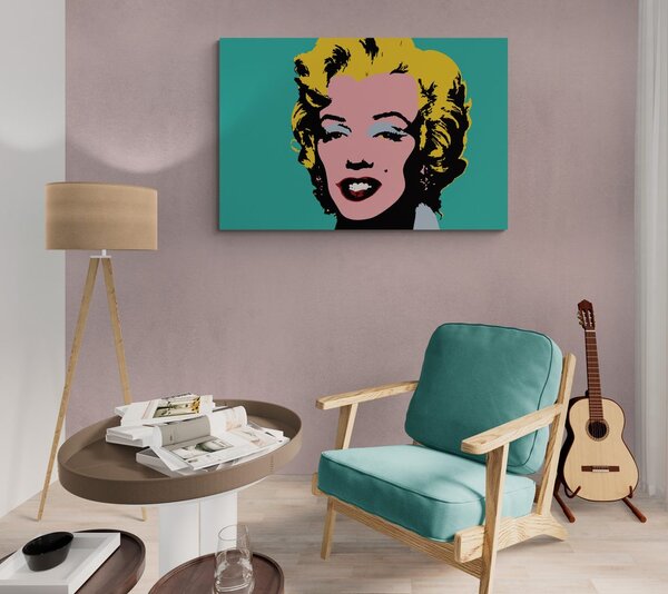 Πίνακας σε καμβά εικονική Marilyn Monroe σε ποπ αρτ σχέδιο