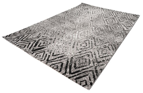 Χαλί (160x230) Polcarpet Damask 3889 Grey Black