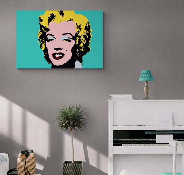 Πίνακας σε καμβά εικονική Marilyn Monroe σε ποπ αρτ σχέδιο