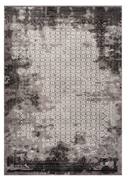 Χαλί (160x230) Polcarpet Damask 9362 Grey Black