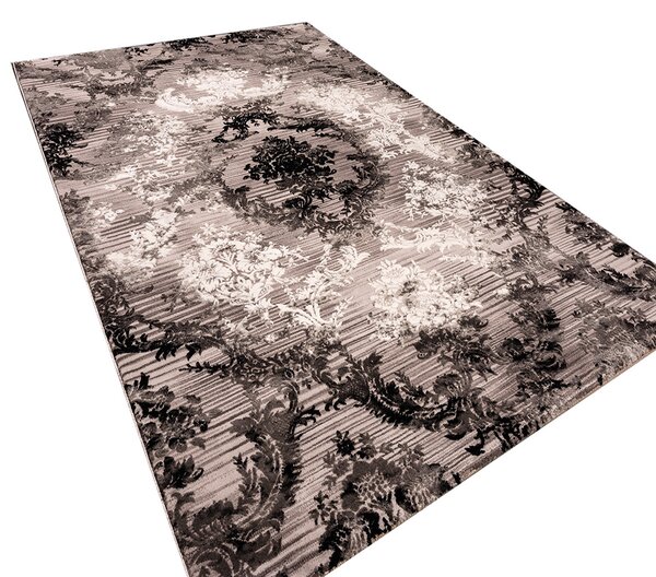 Χαλί (160x230) Polcarpet Damask 9374 Grey Black