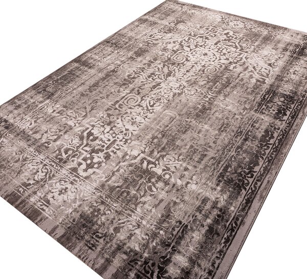 Χαλί (160x230) Polcarpet Damask 9372 Grey Black