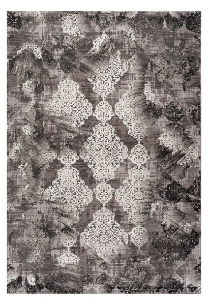 Χαλί (200x290) Polcarpet Damask 9377 Grey Black