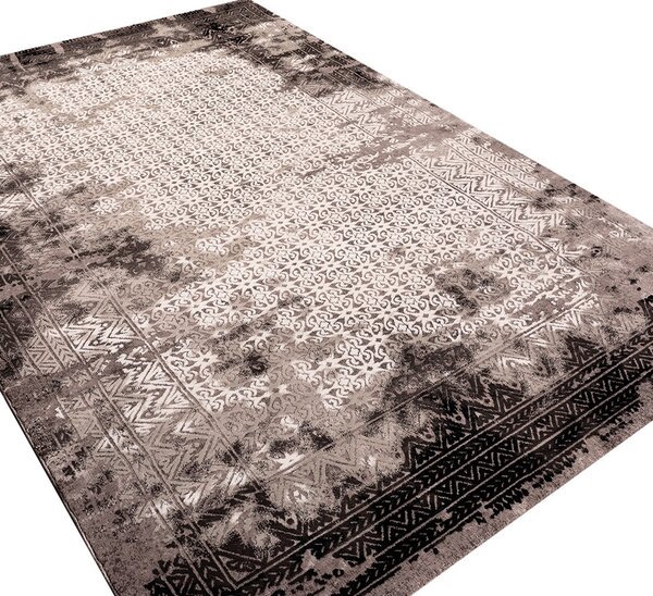 Χαλί (160x230) Polcarpet Damask 9362 Grey Black