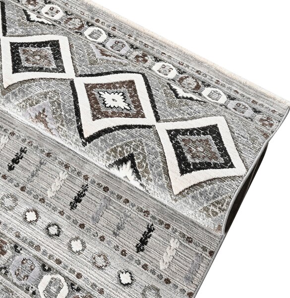 Χαλιά Κρεβατοκάμαρας (Σετ 3τμχ) Polcarpet Havana Aztec 619 Grey