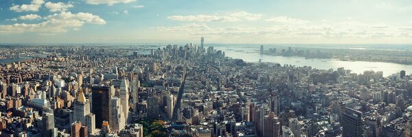 Πίνακας σε καμβά θέα στο μαγευτικό κέντρο της Νέας Υόρκης