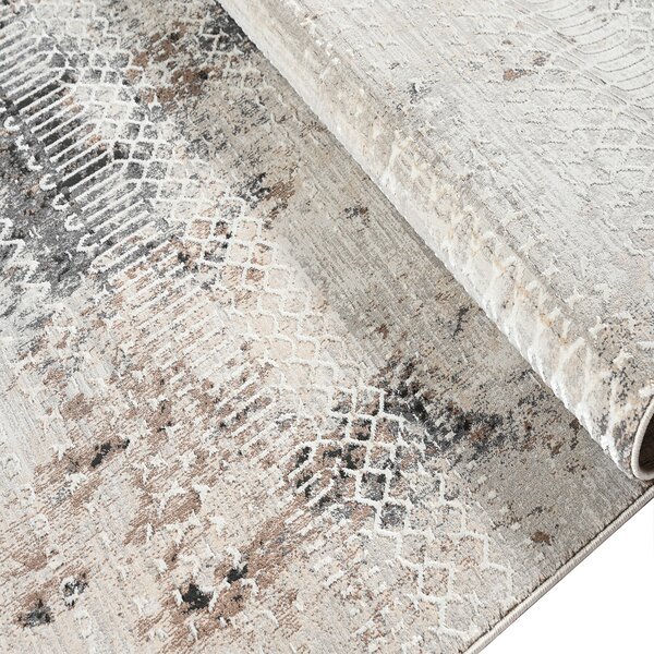 Χαλί (160x230) Polcarpet Quadro 9876 Cream Grey