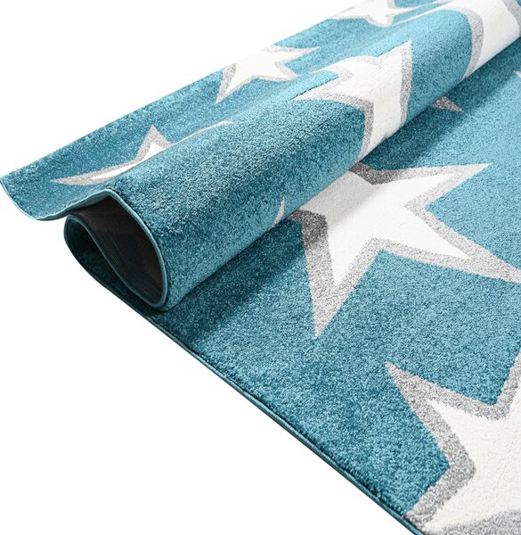 Παιδικό Χαλί (200x290) Polcarpet Star 1589 Turquoise