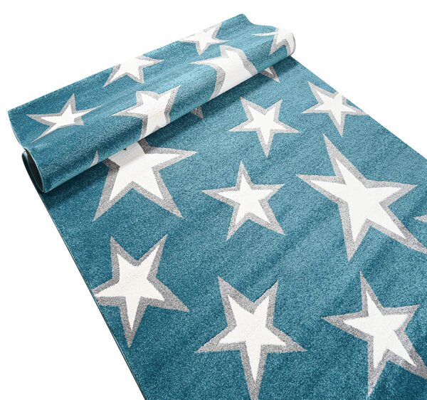 Παιδικό Χαλί (200x290) Polcarpet Star 1589 Turquoise