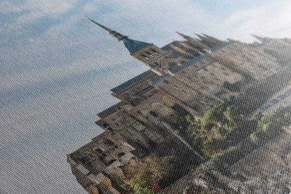 Πίνακας σε καμβά αβαείο Mont-Saint-Michel