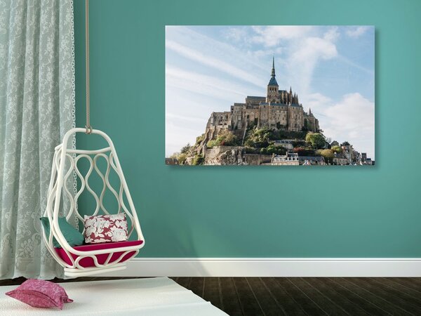 Πίνακας σε καμβά αβαείο Mont-Saint-Michel