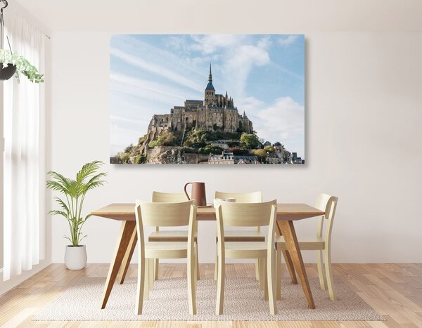 Πίνακας σε καμβά αβαείο Mont-Saint-Michel