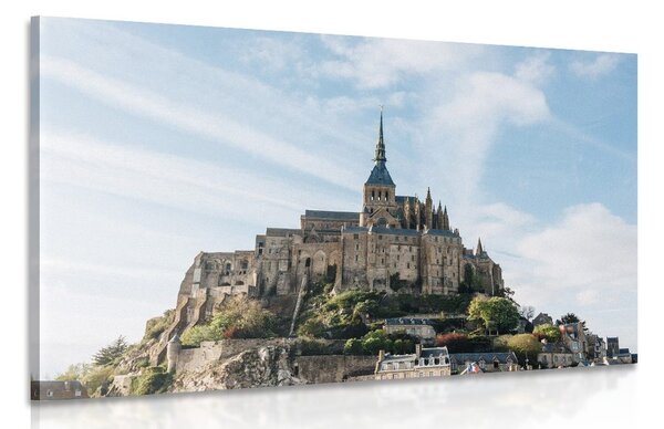 Πίνακας σε καμβά αβαείο Mont-Saint-Michel