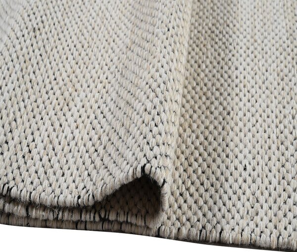 Χαλί (160x230) Polcarpet Wool Kilim 764 Cream Black