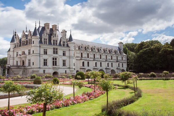 Πίνακας σε καμβά κάστρο Chenonceau