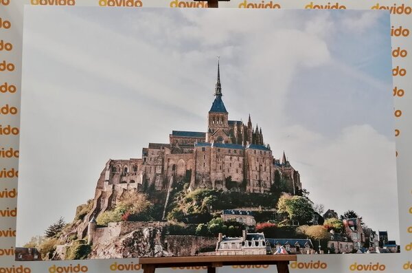 Πίνακας σε καμβά αβαείο Mont-Saint-Michel