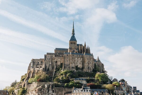 Πίνακας σε καμβά αβαείο Mont-Saint-Michel