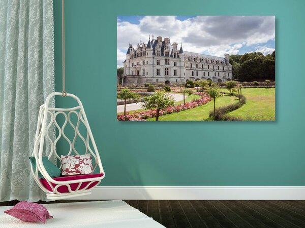 Πίνακας σε καμβά κάστρο Chenonceau
