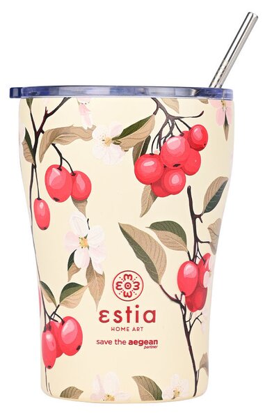 ESTIA ΘΕΡΜΟΣ COFFEE MUG SAVE THE AEGEAN 350ml SAKURA WHISPER