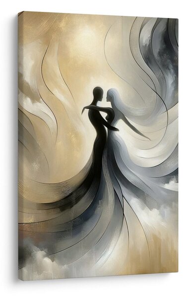 Πίνακας σε καμβά χορός φωτός και σκιάς