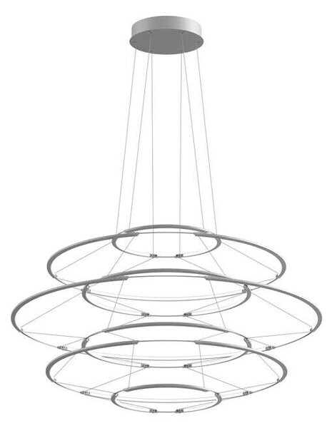 Nemo Lighting - Drop 7 Κρεμαστό φωτιστικό Σατέν ασημί Nemo Lighting