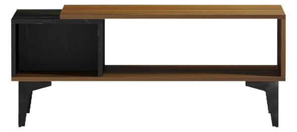 Τραπεζάκι σαλονιού, Riba, Καρυδί, 90x50x37 cm