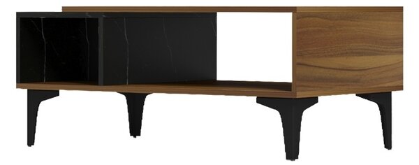 Τραπεζάκι σαλονιού, Riba, Καρυδί, 90x50x37 cm